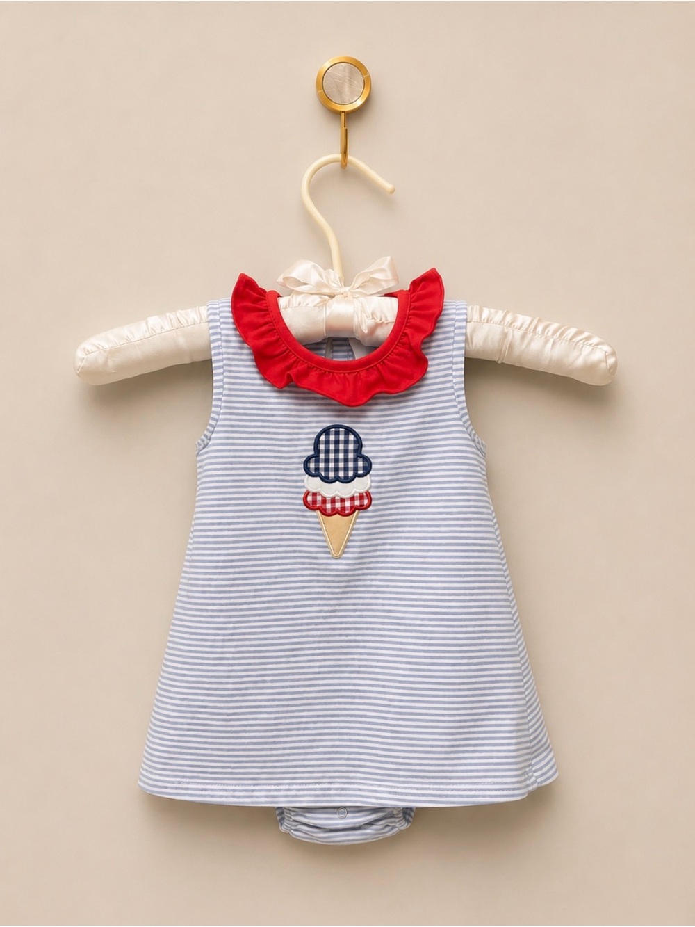 Stitchy Fish | Freedom Freeze Applique Skirted Bubble, Blue